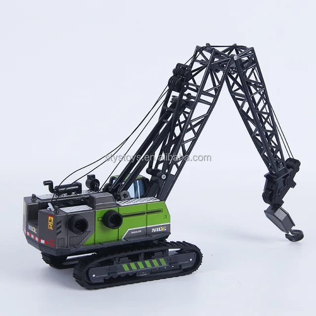 Excavator Crawler Crane Toy, Engineering Vehicle Toys for Kids, Crane Model Toys