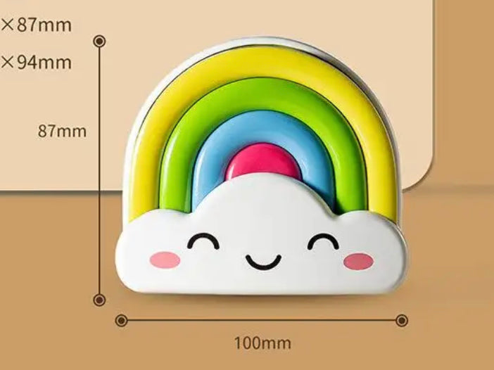 Rainbow Socket Night Light, Bedroom Night Lamp, Cute Kids Night Light Lamp