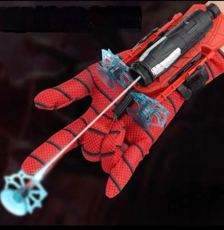 Avengers Figure Spider Man Glove Toy, Spider Man Silk Web Launcher Recoverable Wristband, Marvel Spider Man Toy