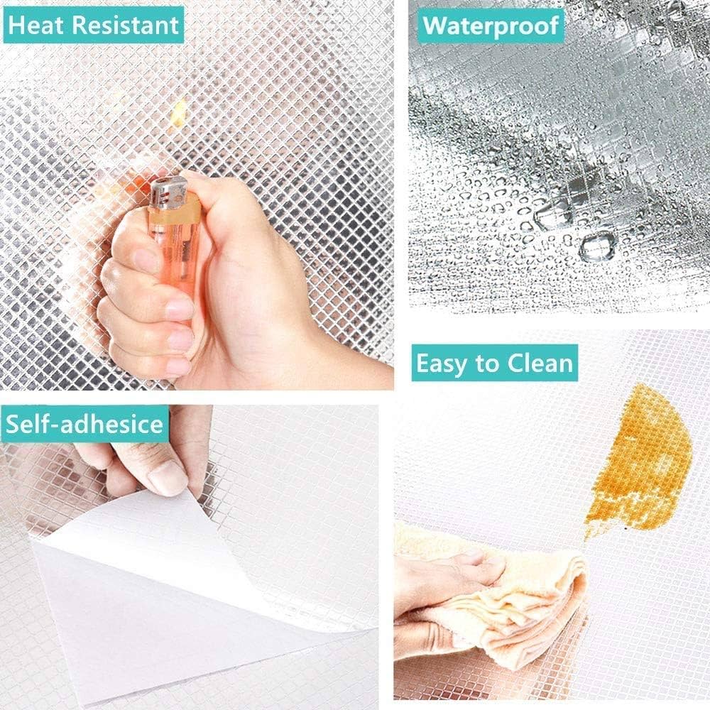 Anti-Slip Place Mat Premium Quality, Self Adhesive Stick Mat, Kitchen Worktop Covering Stove Mat