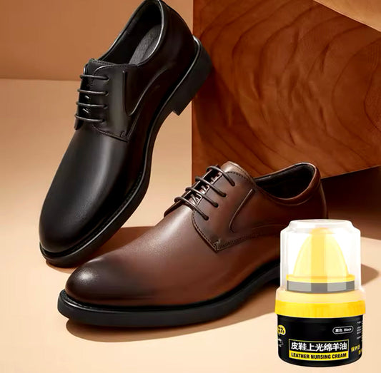 Cream Liquid Leather Shoe Polish, Leather Cleaner Repairing Polish, Rich Glossy Boot Polish