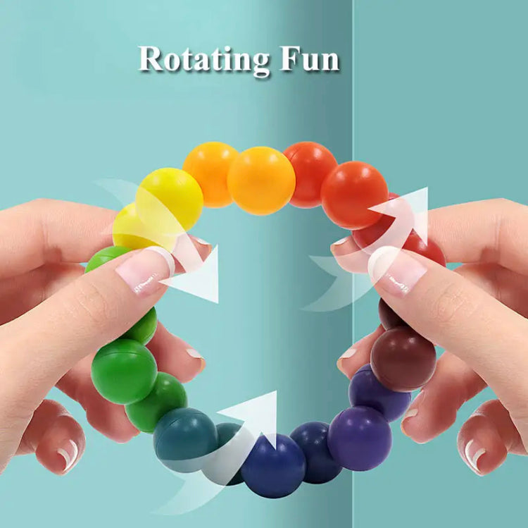 Atomic Ball Unique Toy, Stress Relieving Magic Ball Toy, Flexible Jionts Stress Relief Desk Sculpture Toy