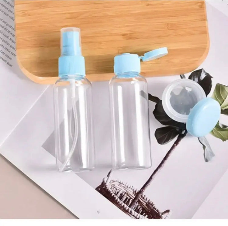 Pack of 4 Travel Size Refillable Bottle, Portable Cosmetic Sub-Packing Bottle, Empty Spray Disinfectant Bottles