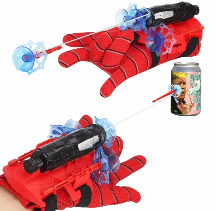 Avengers Figure Spider Man Glove Toy, Spider Man Silk Web Launcher Recoverable Wristband, Marvel Spider Man Toy