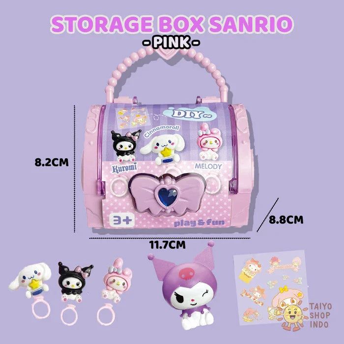 Childrens Toys Storage Box, Sanrio DIY Handbag, Creative Style Storage Box