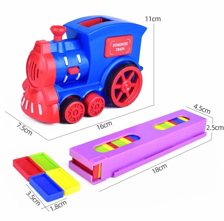 Electric Dominoes Train, Unbreakable Train For Kids, Train Toy Stacking Block Set