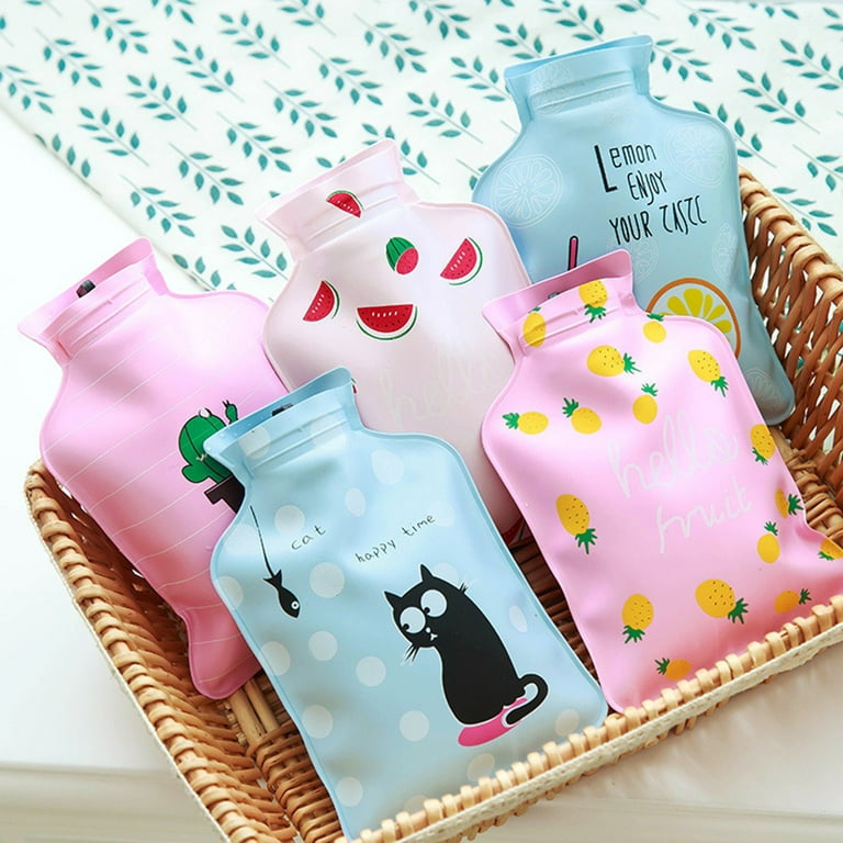 Cartoon Hot Water Bottle, Water Injection Storage Bag, Portable Hot Water Bag