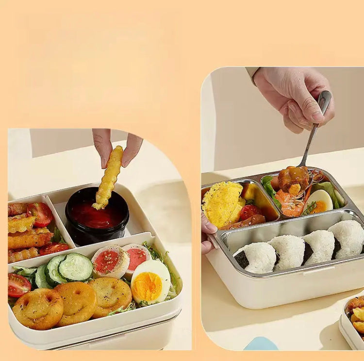 Carnival Bento Lunch Box, Double Layer Lunch Box, Leak Proof Bento Lunch Box