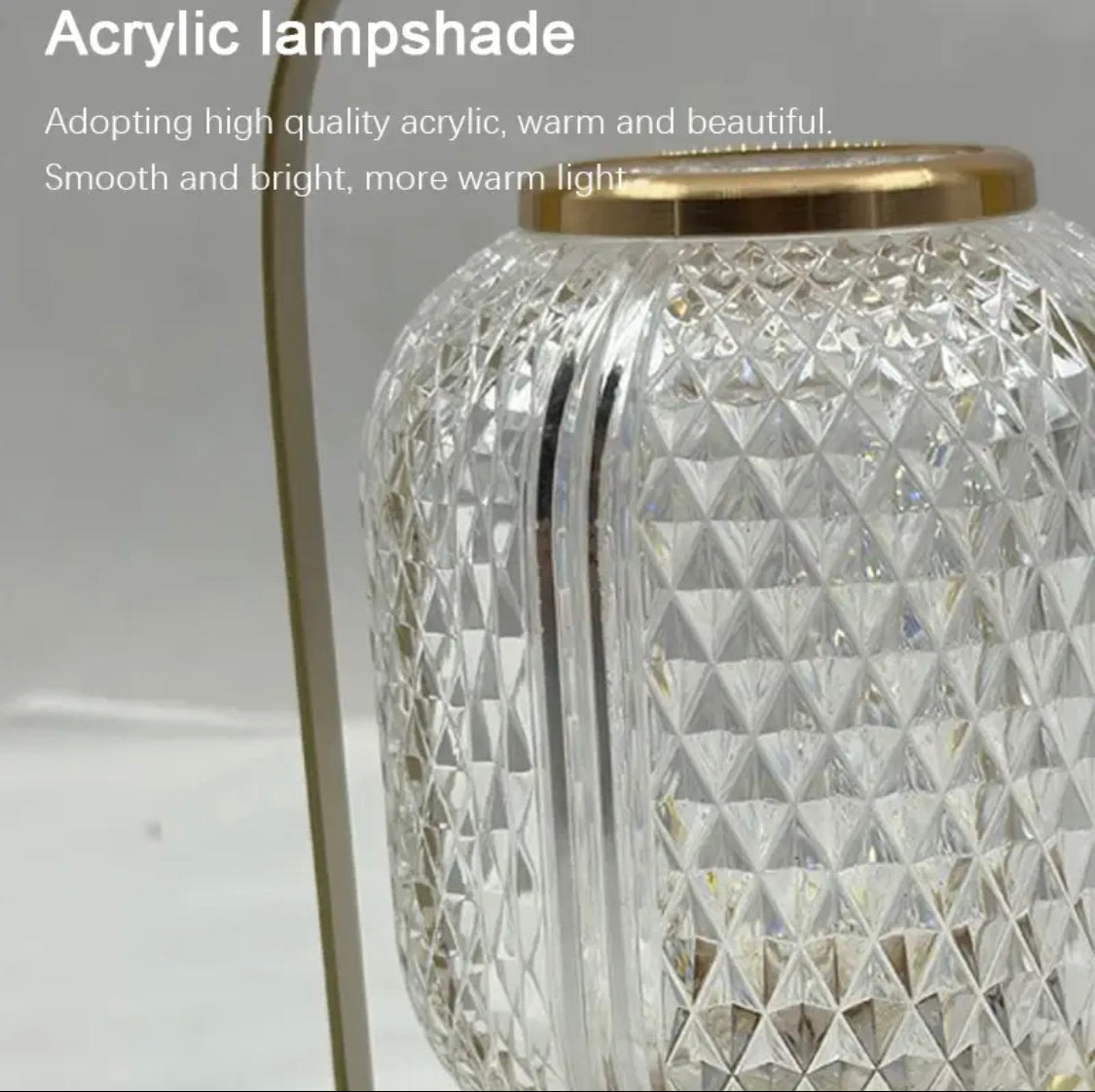 Nordic LED Crystal Table Lamp, Decorative Small Desk Lamp, Home Decor Desk Lamp