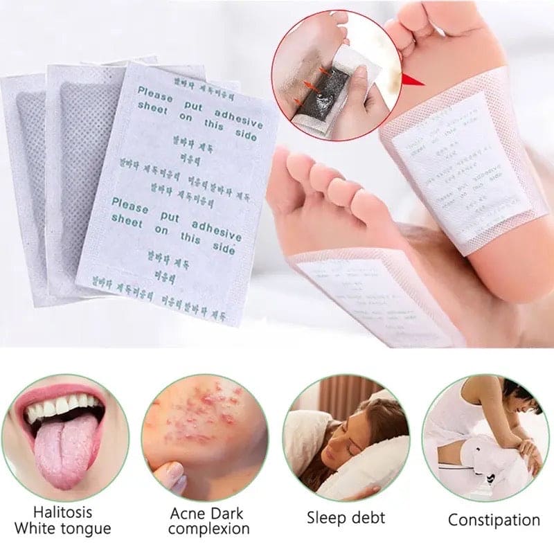 10 Pcs Foot Detox Patch, Detoxification Foot Sticker, Kinoki Detox Foot Patches