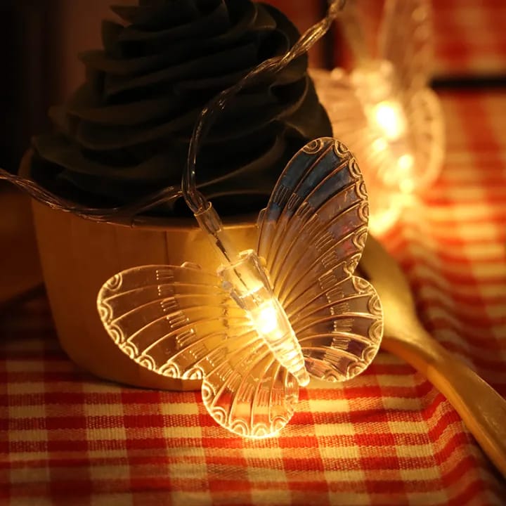 LED Butterfly String Light, Room Decoration Butterfly Light, Battery Powered Fairy Butterfly Light For Home Decor