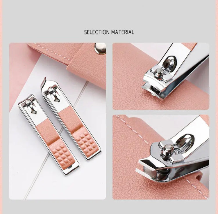 7 In 1 Nail Cutter Set, Stainless Steel Manicure Set, High Quality Nail Self Grooming Kit