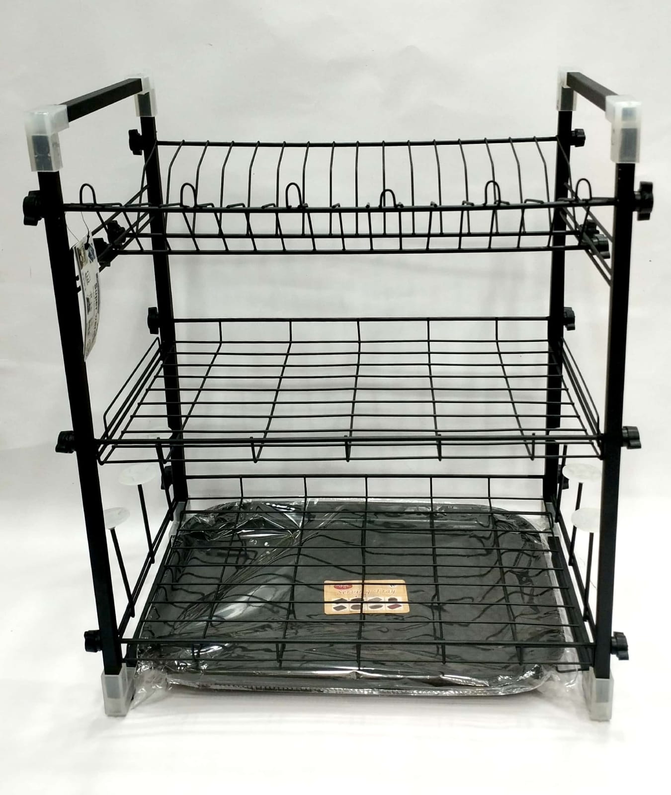 Large Rust Proof Dish Drainer, Kitchen Storage Shelf, Kitchen Organizer Drainer