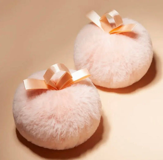 Highlighter Peach Shaped Plush Puff, Body Face Highlighting Poweder Puff, Multi-use Cosmetic High Gloss Beauty Gilter Puff