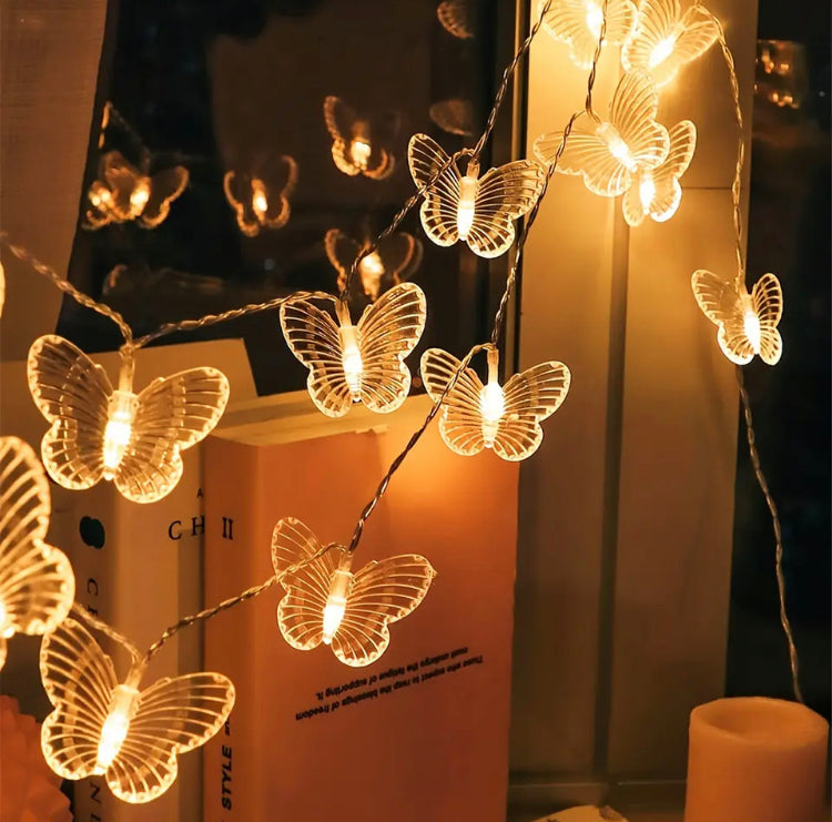 LED Butterfly String Light, Room Decoration Butterfly Light, Battery Powered Fairy Butterfly Light For Home Decor