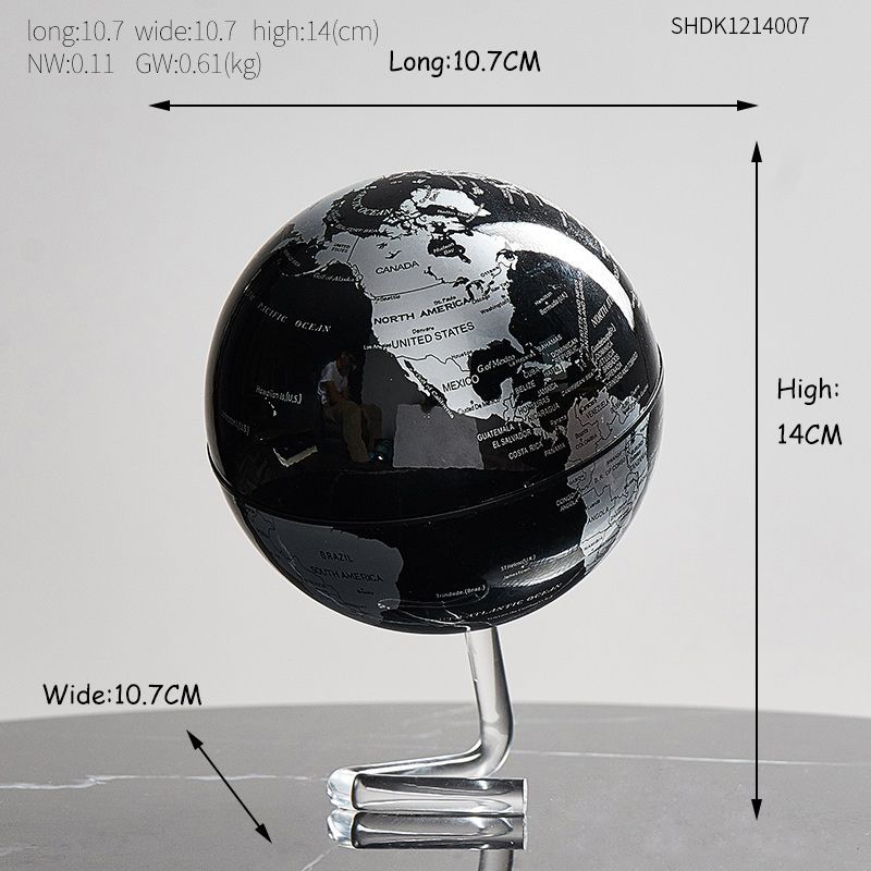 World Globe with Rotating Bracket Decoration, Study Desk Decor Globe, Home Decor Accessories,