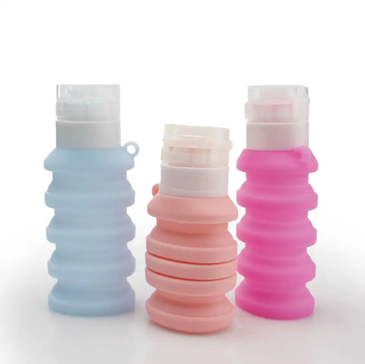 Squeezable Silicone Travel Bottle, Waterproof Folding Storage Bottle, Leak Proof Dispensing Bottle