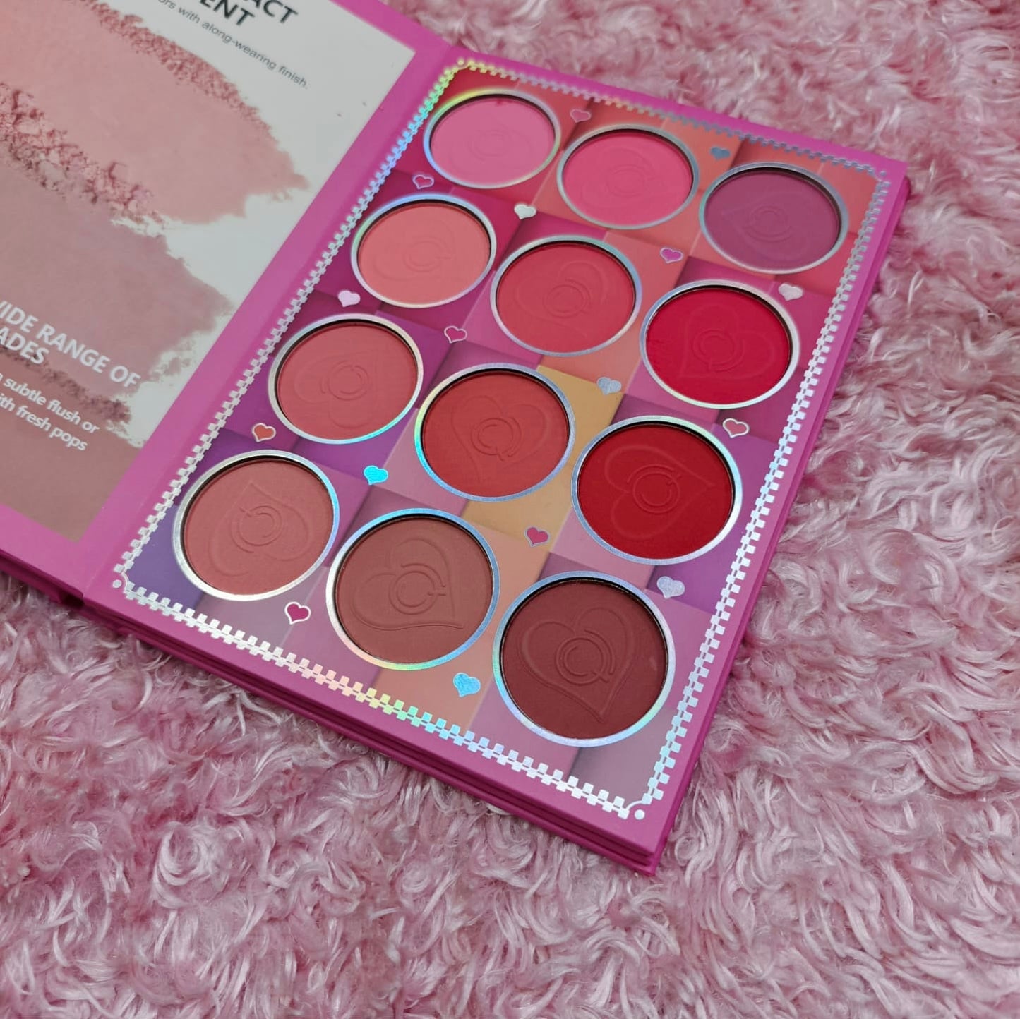 Iconic Beauty Makeup Book, 63 Shades Beauty Palette, Eyeshadow Blusher Palette