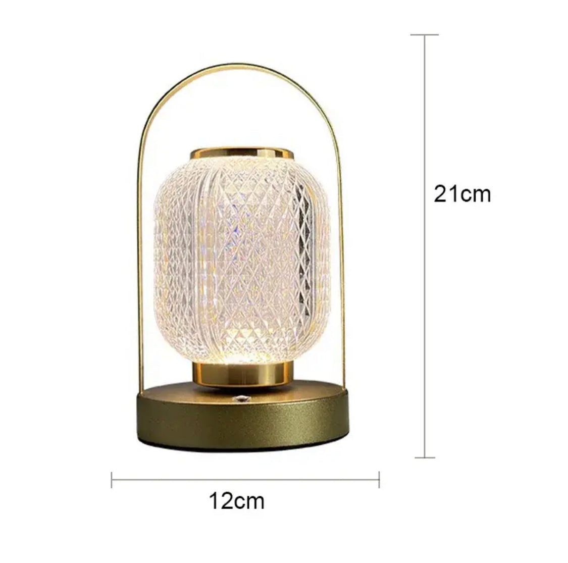 Nordic LED Crystal Table Lamp, Decorative Small Desk Lamp, Home Decor Desk Lamp