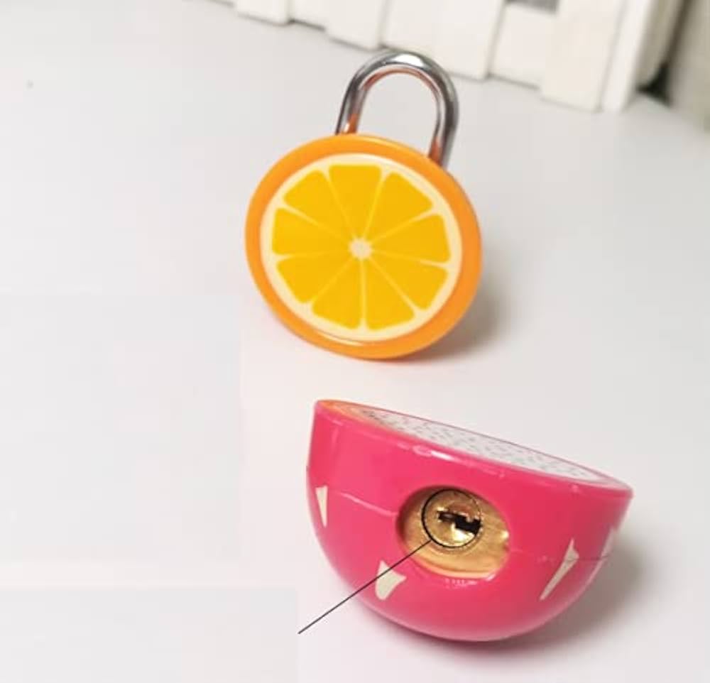 Fruit Shape Travel Suit Case Lock, Bag Hanging Cabinet Door Lock, Household Luggage Lock