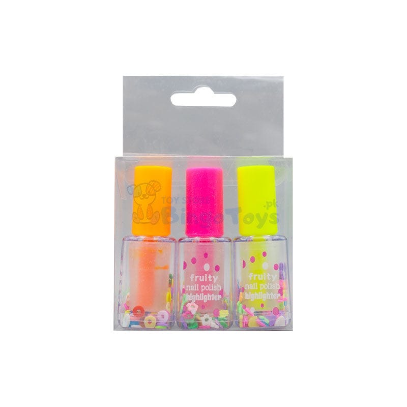 Nail polish shape Highlighters, Mini Creative Highlighter Pen, Mini Paint Marker Pen