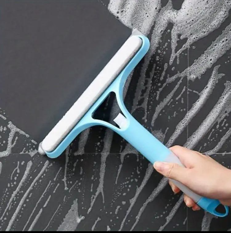 Multifunctional Window Washing Brush, Multifunctional Glass Cleaner, Glass Wiper For Bathroom Mirror Windshield