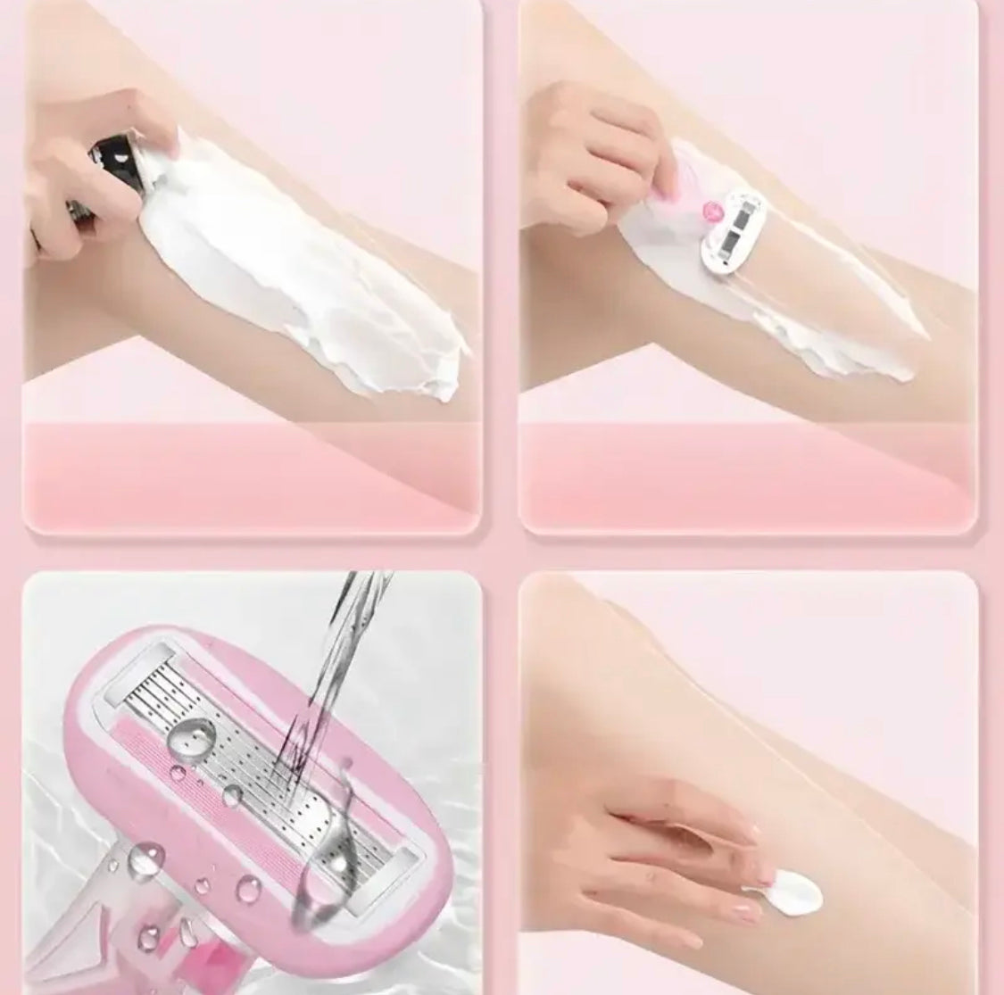 Women Manual Shaving Razor,  Underarm Body Hair Removal,  Mini Stainless Steel Shaving Knife with Storage Box