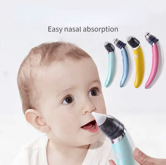 Electric Baby Nasal Suction Cleaner, Children Nasal Cleaning Instrument, Rechargeable Baby Nose Cleaner