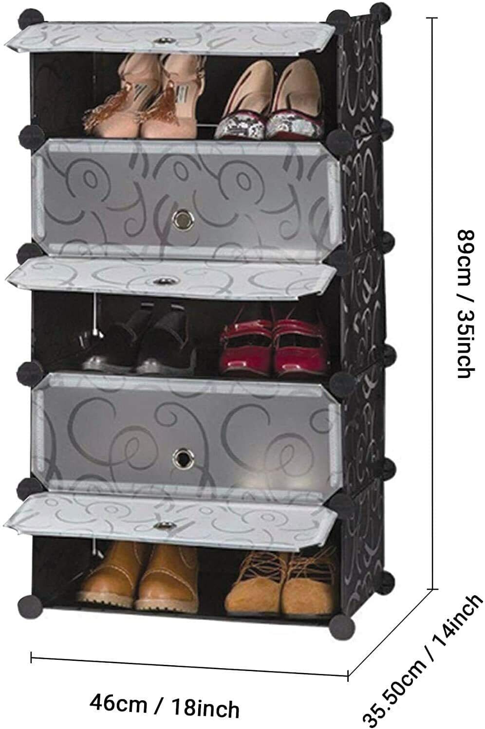 Portable Shoe storage Rack, Shoes Cabinet for Space Saving, DIY Slippers Tower  Rack, Storage Cabinet Stand for Footwear