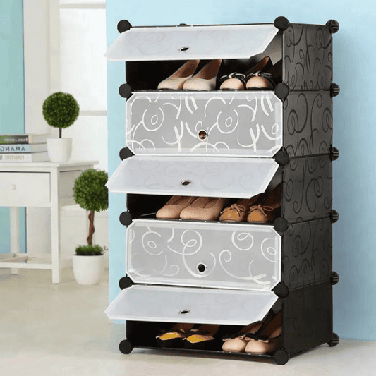 Portable Shoe storage Rack, Shoes Cabinet for Space Saving, DIY Slippers Tower  Rack, Storage Cabinet Stand for Footwear