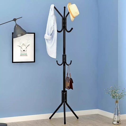 Multi Hook Metal Coat Hat Storage Racks, Tree Stand Clothes Bag Hanger, Organizer for Home Bedroom Hat Display Stand