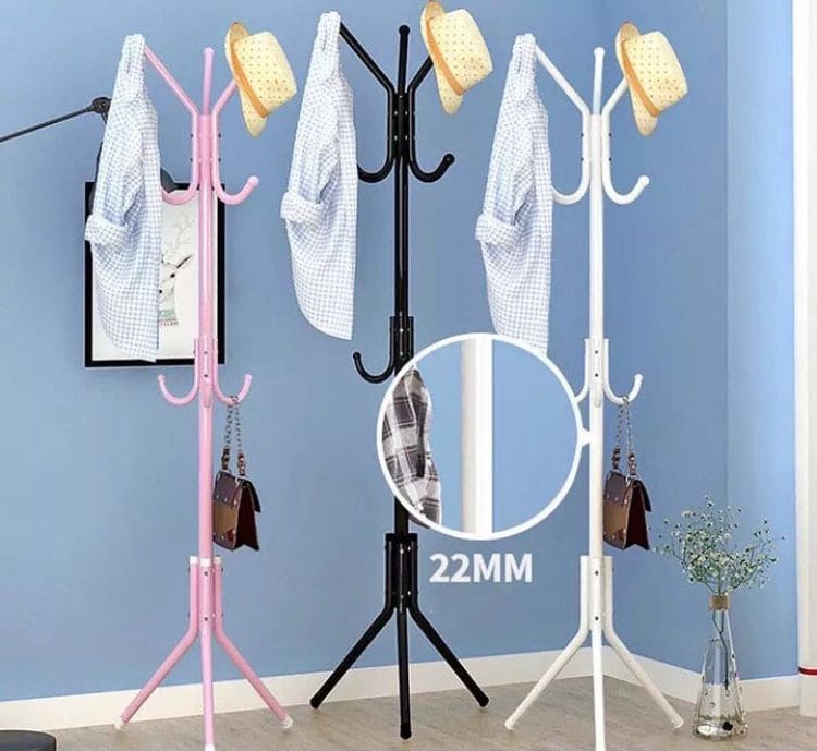 Multi Hook Metal Coat Hat Storage Racks, Tree Stand Clothes Bag Hanger, Organizer for Home Bedroom Hat Display Stand