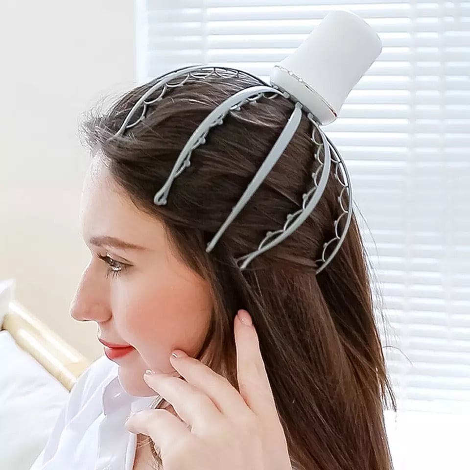 Portable Electric 12 Claw Head Massager, Electric Octopus Scalp Massager, Head Massage Relaxation Device, Health CaPortable Electric 12 Claw Head Massager, Electric Octopus Scalp Massager, Head Massage Relaxation Device, Health Care Vibrator Head Massager