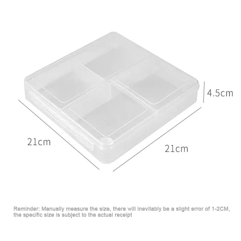 Meat Proof Preservation Box, Plastic Transparent Square Box, Refrigerator Preservation Box